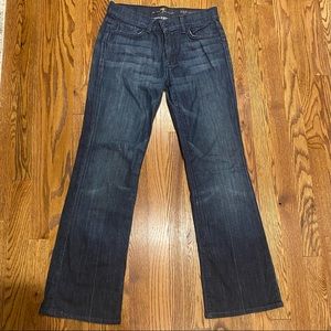 7 For All Mankind high rise bootcut jeans